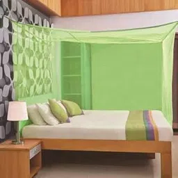IBLAY Machardani Net Double Bed King Size - 10x6.5 Ft Mosquito Netting for Bed (Green)-picture-11