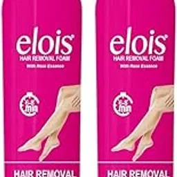 Elois Hair Removal Spray Foam For Women Painless Hair Removal For Arms, Underarms, Legs and Bikini Line With Rose Extract Suitable For All Skin Type 200ml (pack of 2, Rose)-picture-42