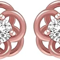 giva 925 Silver Rose Gold Woven Flower Studs | Gifts for Girlfriend, Gifts for Women and Girls |With Certificate of Authenticity and 925 Stamp | 6 Month Warranty*-picture-16