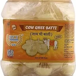 SVV24 Cow Ghee Batti | 100% Pure & Natural Cow Ghee Diya Wicks | Ready-to-Use Batti for Daily Puja, Aarti & Festivals | Long-Lasting 20 Min Burning Time | Wax-Free Cotton Wicks (Pack of 100)-image-34