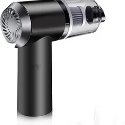 Portable Car Vacuum Cleaner, Handheld Design, Black and Silver-image-70