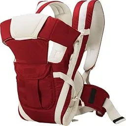 AR ASHIOR Ergonomic Baby Carrier with Adjustable Straps, Padded Shoulder Support, and Front Pocket for Comfortable Baby Wearing– Breathable Cotton Fabric (Mehroon)-picture-11
