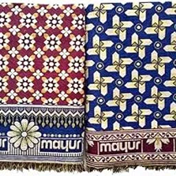 Mayur solapur Cotton Blanket Queen Top Sheet Floral bedsheet/Blanket Pack of 2-picture-15
