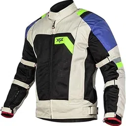 Xts Speedway Riding Jacket I Mesh Protective Motorcycle Riding Jacket With Impact Protection And Abrasion Resistance - White Blue, Large-picture-27