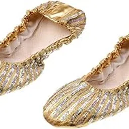 ™ Women Girls Ballet Dance Shoes PU Leather Soft Flat Heel Belly Slipper L | Belly Dancing | Adult Dancewear | Dancewear-image-5
