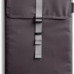 DailyObjects Charcoal Savanna Laptop Sleeve|Made of 100% Recycled PET Bottles|Compatible with Laptop/MacBook Air/Pro Upto 14 Inch|Lightweight|G-Hook Closure|Durable Sleek Design |Handcrafted in India-picture-23