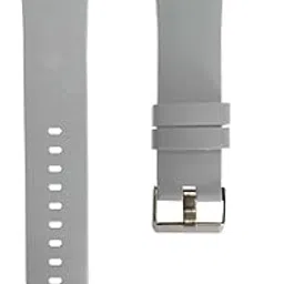Colorcase Smart Watch Strap Soft Silicon Strap Compatible with CrossBeats Ignite Surge Smart Watch Silicon Strap Band-(Light Grey) image 1
