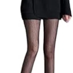 bunny bae Women Sheer Pantyhose Tights Seamless Fishnet Nylon Polka Dot Print Black Tight Fish Net Body Stockings Female Hosiery-picture-12