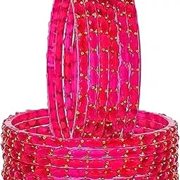 shariff fancy store Raindrop Glass Bangle Set For Women & Girls with Zircon Stone | Trendy Transparent Crystal Glass Bangles | Fancy Kanch ki Chudi Set - Pack of 12-picture-37
