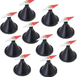 ULTECHNOVO Toy Magnets 48 Pcs Rhombus Magnetic Needle with Base Diamond Shaped Magnet Needles Diamond Magnetic Needle Laboratory Magnet Kids Compass Primary School Plastic Toy Ring Teaching-picture-40