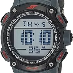 sonata SF Digital Dial Plastic Strap Watch for Men-NS77073PP02/NT77073PP02-picture-45