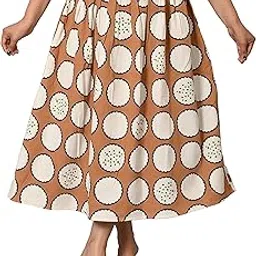 cloth bites Cotton Breeze for Women, Printed Midi Skirts for Regular Wear, Elasticated Waist Band-picture-41