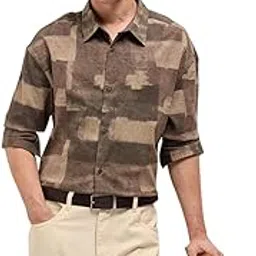 the bear house Men's Abstract Brushstroke Overshirt-picture-17