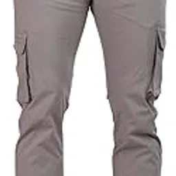 24 street | Men's Casual Sprint Solid Jogger Cotton |100% Cotton| Relaxed Fit Drawstring Joggers with Back and Side Pockets image 1