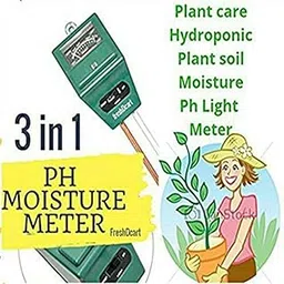 3-in-1 Solar Soil Moisture, Light and pH/acidity Meter Plant Tester,Good for Gardener or planter both indoor and outdoors (No Battery needed)-image-76