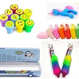 Pack of 8 Birthday Return Gift Set for Kids Educational School Stationary Item Party Favor Return Gift for Boys & Girls-picture-40
