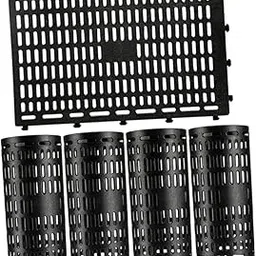ATORSE 5Pcs Expandable Plant Cover Garden Lawn Saplings Tree Trunk Guard Protectors Black-picture-22