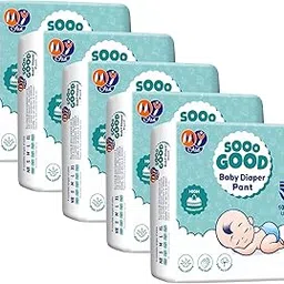 MyAid SOOO GOOD Baby Diaper Pants With Aloe Lotion & Wetness Indicator | Soft & Comfortable | Fast Absorption, Rash-Free, Leak-Proof, For Newborns Up to 5 kg, 50 Count, Pack of 5-picture-37