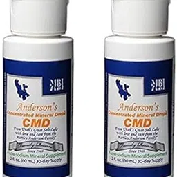 CMD Anderson Concentrated Mineral Drops, 60ml in Each Pack-Originated from the utah lake of USA (Pack of 2)-picture-57