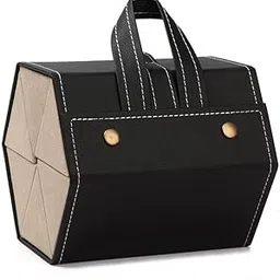 niralasa Portable Glasses Organizer 6 Slot Multi-slot Eyeglasses Storage Display Travel Folding Sunglasses PU Leather Case Home Storage-picture-36