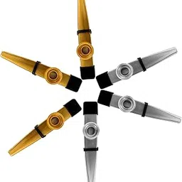BESPORTBLE 6pcs Small Metal Kazoos for Adults Easy to Play Musical Instrument for Stage Performance Durable Kazoo for Beginners and Practice with Ukulele Guitar-image-19