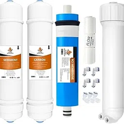 SUPER AQUAFRESH Water Purifier Kit Solid Filter Cartridge High Efficiency Replacement Compatible with Most RO Systems for Home Office Drinking Water Pack of 25-picture-17