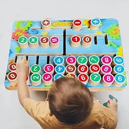PopPlop Maze Puzzle Learning Math Calculation Board Number Counting Calculator Board-picture-23