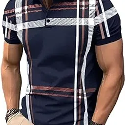 ausk Mens Tshirts || Half Sleeve Men Polo T-Shirt (Color-Blue)-picture-35