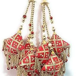 Libas Fashion women's Silk Fabric Readymade Lehenga Choli(L 551_Red_L)-picture-15