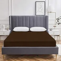 EVERDECOR Waterproof Soft Terry Cotton Breathable Elastic Fitted Style Mattress Protector/Bed Cover Premium Luxury Durable Comfortable Hypoallergenic Deep Pocket Protective Machine Washable-picture-13