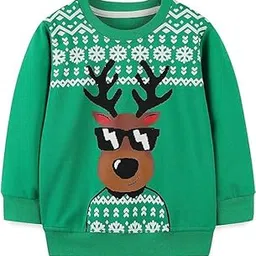 Devil Boys' T-Shirt Chest Printed Full Sleeves Sweatshirt for Winters Green (MultiSize)-picture-33