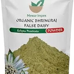 Mewar Impex Bhringraj Powder 400 gm | Karisalankanni | Kayonni | Eclipta Alba | False Daisy | For Hair Growth, Nourishment of Skin And Hair | Eclipta Alba or Hair image 1