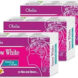 Snow White Fairness Soap | Moisturizing Bathing Bar | For Brightening, Dark Spot and Dead Skin Cell Removal, Fairness Soap For All Skin Types | Radiant and Nourished Skin (Pack of 3)-picture-13