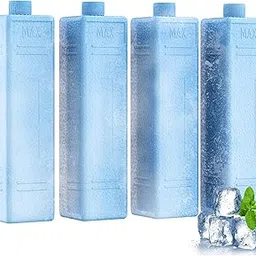 YelaJoy Reusable Ice Packs for Lunch Boxes & Coolers - Long-Lasting 12H Food-Safe Gel Ice Blocks, Leak-Proof Space Saving Set of 4 (Blue)-picture-12