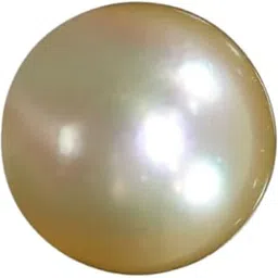 Adorable Sache Moti Ka Ratan Round Australian Mother Of Fresh Water Pearls 8.5 Ratti Sacha Moti Stone Original Certified 8.25 Carat Golden Pearl Stone गोल्डन पर्ल मोती स्टोन-image-87