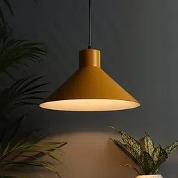 MONI Lights Modern Pendant Ceiling Light for Living Room, Dining Room & Kitchen | Matte White Hanging Lamp | Home Décor Lighting Fixture for Bedroom & Café Ambience (Pack of 2) image 1