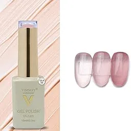 VINIMAY Professional Water Jelly Color UV Gel Nail Polish 15ml | Soak-Off UV/LED Cure Jelly Color Nail Art French Manicure at Home (GLA09_15ml)-image-72