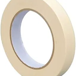 PROCHEM Self Adhesive Masking Tape half inch 1/2'' X 25MTR | pack of 2 roll | (12MM)-image-4