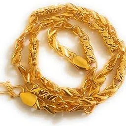 Gold plated imitation artificial chain for men and women-picture-46