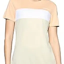 technosport Womens Slim Fit Half Sleeve Color Block T-Shirt with Anti Microbial, Techno Dry porperties for Yoga, Sports, Gym & Regular Use-picture-24
