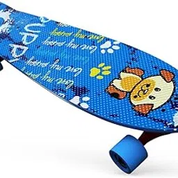 Cockatoo PVC Skateboard | Anti-Skid Board with 608Z High Precision Bearings | Ideal for All Skill Levels (17 X 6 Inch) image 1