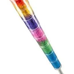 Goldennest Rainbow Plastic Microfiber PP Static Duster for Glass, Fan, AC, Car Dashboard/Seat, TV, Fridge,Printer-Electrostatic Feather Duster Attracts dust Like a Magnet! Cleaning Tools(Multi-Colour)-picture-25