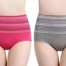 plumbury Cotton Hipster Full Coverage High Waist Panty for Women, Free Size-picture-27