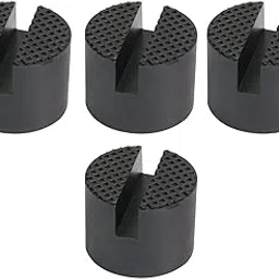 STYLEHEAVEN 4 Pieces Rubber Floor Jack Pads Slotted Pinch Weld Side Frame Rail Protector-image-4