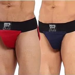 zoiro Men's Cotton Spandex Gym Supporter Brief Innerwear Pack of 2-picture-14