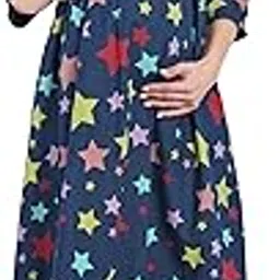 Women's Knee Length Maternity | Feeding | Nursing Dress | Nursing | Casual Dress | Pre and Post Pregnancy-image-22