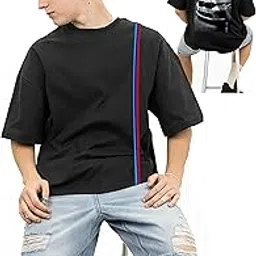 zyro tees BMW M5 T-Shirt, Black Cotton, Oversized Fit-picture-28