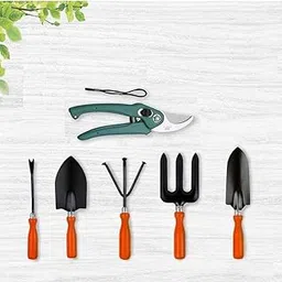 Outdazzle- Gardening Tools kit for Home Garden | Gardening Tools |Cultivator,Big and Small Trowel,Weeder,Fork,Pruner Cutter | Plant Cutter for Garden | Plant Scissor-picture-33
