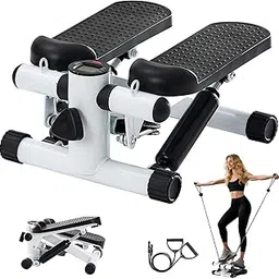 Mini Stepper for Exercise at Home with Resistance Bands - Quiet, Portable Stair Stepper for Buttocks Lifting, Body Shaping & Cardio Workouts, Compact Fitness Equipment for Small Spaces-image-83