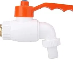 Clinton Plastic Heavy Duty White Turkey Nozzle Bib Cock Tap, Garden Tap-picture-21